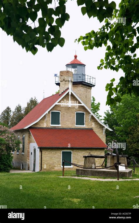 Eagle Bluff Lighthouse Peninsula State Park Wisconsin Stock Photo - Alamy