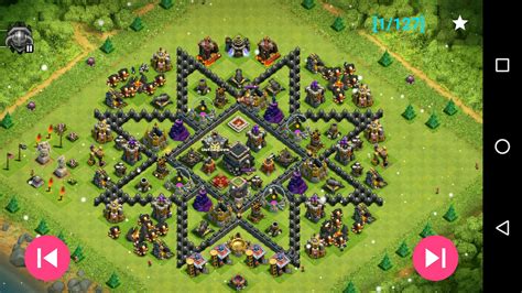 Coc Defence Base Th9 : Maps of Coc TH9 for Android - APK Download ...