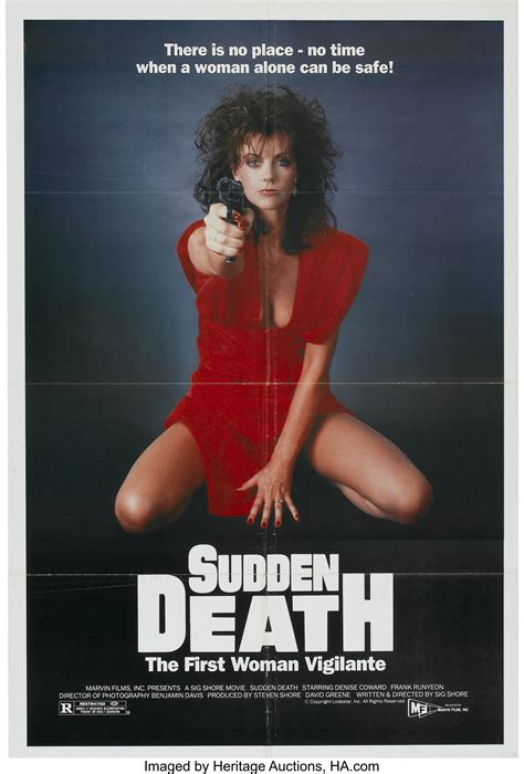 Sudden Death Movie Poster (Marvin Films, 1985).... Hollywood | Lot ...