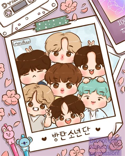 Bts Drawings, Kawaii Drawings, Fanart Bts, Bts Wallpaper Lyrics ...