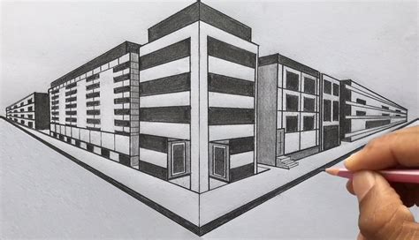 2 Point Perspective Drawing Step By Step