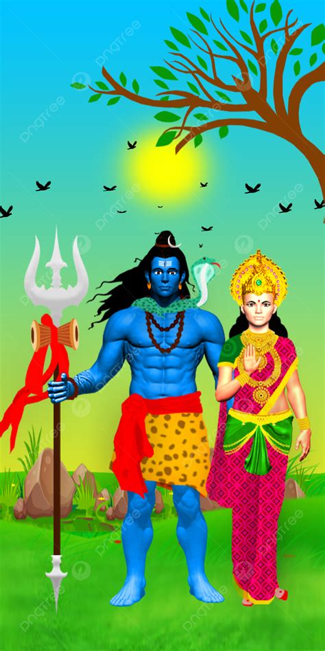 Shiv Parvati Hd Wallpaper Cartoon - Infoupdate.org