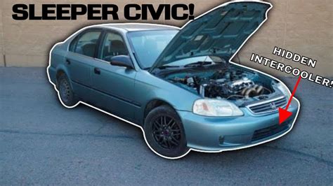 How to Disguise A 500HP Civic! - SLEEPER HONDA BUILD! - YouTube