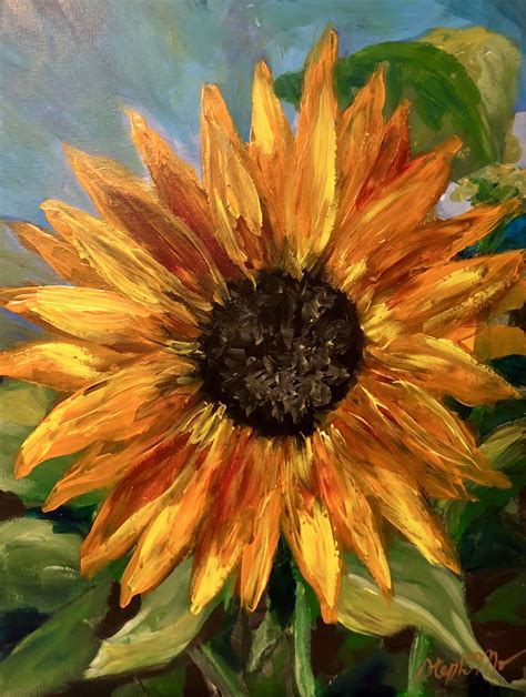 Summer Sunflower Painting by Steph Moraca #paint #art #paintandart ...