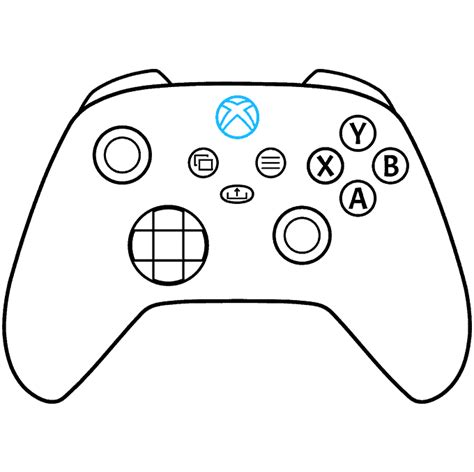 How to draw an xbox controller really easy drawing tutorial – Artofit