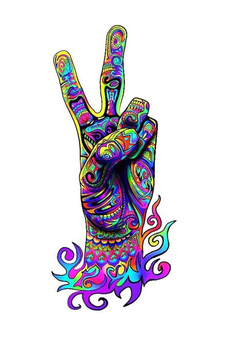 Peace Symbol Art Print Black and White Printable Wall Art Peace ...