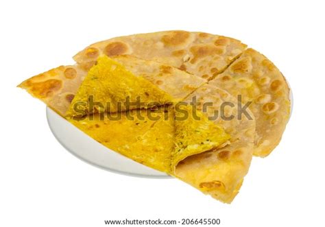 Chicken Paratha Indian Traditional Cuisine Stock Photo 206645500 ...