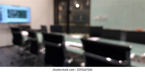 Blurred Office Meeting Room Background Product Stock Photo 2195267201 ...