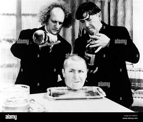 THE THREE STOOGES LARRY FINE, CURLY HOWARD, MOE HOWARD American ...