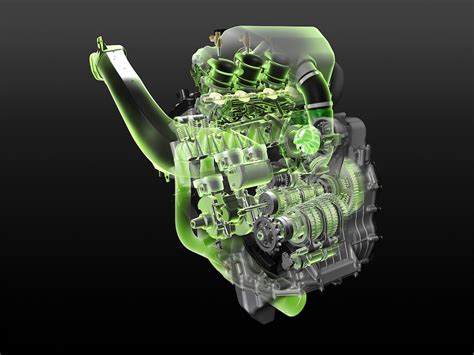 Kawasaki H2r Engine