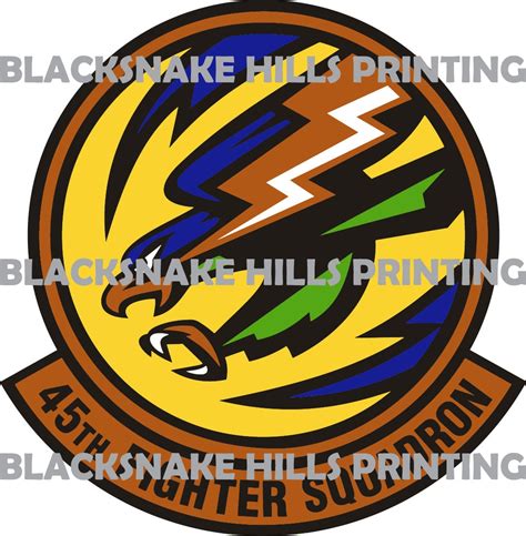 45th Fighter Squadron Patch Vector .svg .pdf .ai & .eps - Etsy