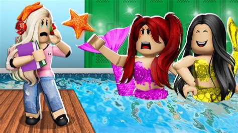 I Went To A Mermaid Only School! (Roblox) - YouTube