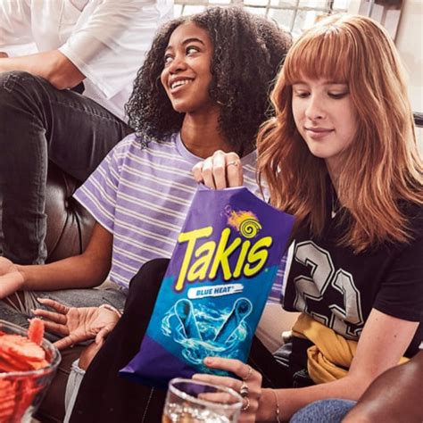 Takis Blue Heat Hot Chili Pepper Rolled Tortilla Chips, 9.9 oz - Kroger