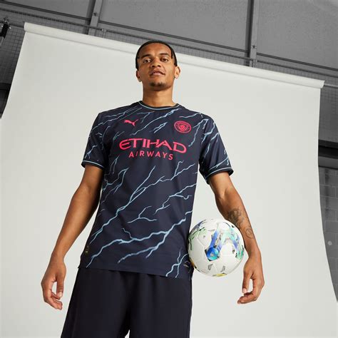 Manchester City 23/24 Third Authentic Jersey Men | blue | PUMA