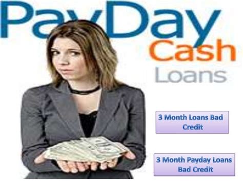 3 Month Payday Loans No Credit Check