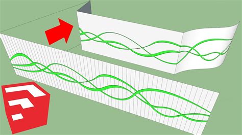 How To Make A Template Of A Curved Surface