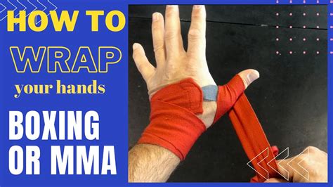 How to wrap your hands for boxing & MMA - YouTube