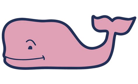 Vineyard Vines whale transparent PNG - StickPNG