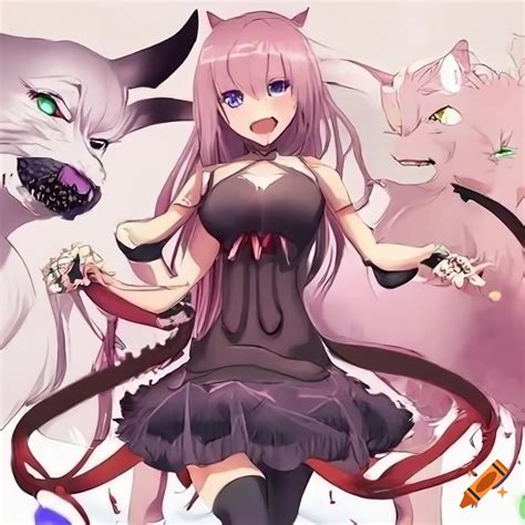 Cerberus anime girl artwork on Craiyon