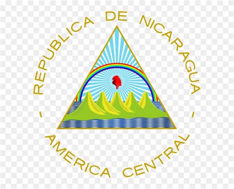 Coat Of Arms Of Nicaragua - Flag Of Nicaragua, HD Png Download ...