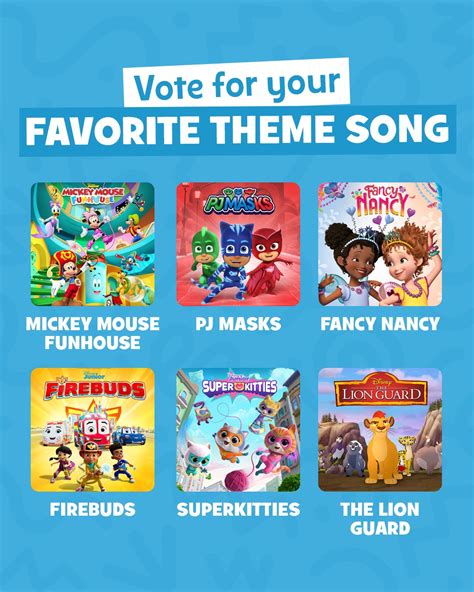 Disney Junior on Twitter: "These theme songs 🤝 playing on a loop in our ...