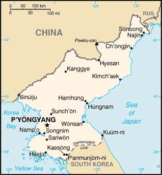 Climate information for Korea, North - Climate Zone