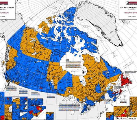 Canada Election Map, Before And After Canadians Voted | HuffPost Canada