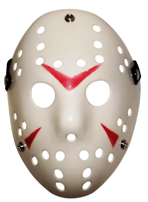 Classic Horror Character Jason White Hockey Mask - Walmart.com ...