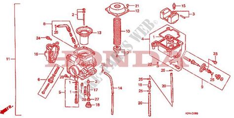 Honda 300 Fourtrax Carburetor Diagram