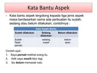 Kata Bantu Ragam Tahun 3 / Tatabahasa 14 Kata Bantu Ppt Download ...