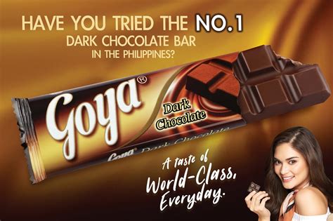 Goya brings world-class taste close to home with their dark chocolates.