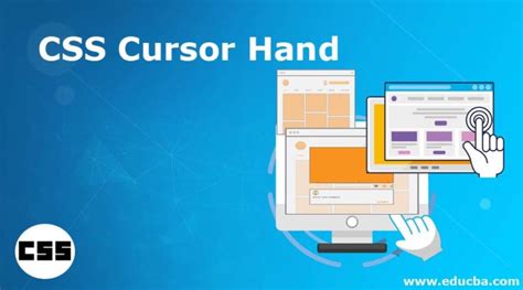 CSS Cursor Hand | Using Designs of Different types of Cursors