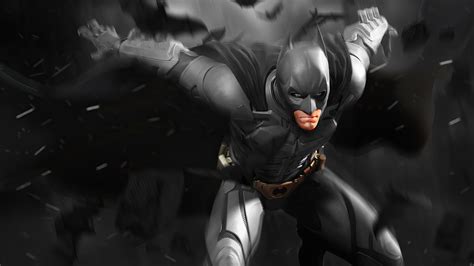 Batman Christian Bale Artwork Wallpaper,HD Superheroes Wallpapers,4k ...