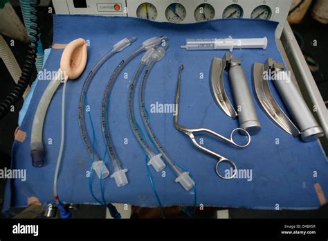 Intubation equipment hi-res stock photography and images - Alamy