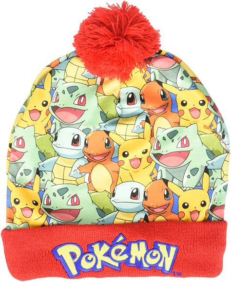 Pokémon - Pokemon Sublimated Cuff Pom Beanie - Walmart.com - Walmart.com