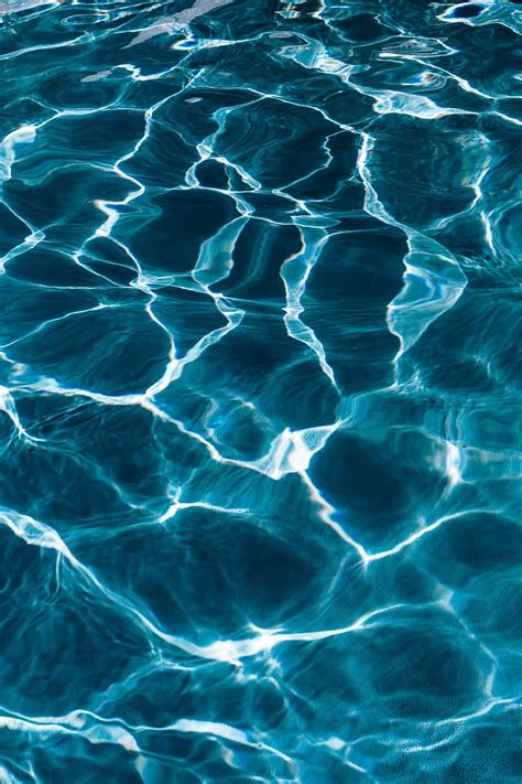 HD wallpaper: Wavy water surface in a swimming pool, wave, abstract ...