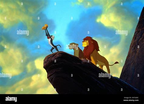 Lion King Rafiki Holding Simba