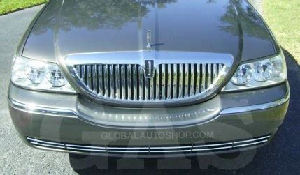 Lincoln Town Car Chrome Grill, Custom Grille, Grill inserts, Chrome Grille