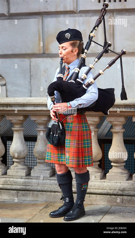 Woman and bagpipes hi-res stock photography and images - Alamy