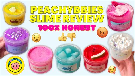 PEACHYBBIES SLIME SHOP REVIEW!- 100% Honest | Slime ASMR - YouTube