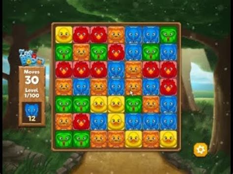 Zoo boom matching game level1 to level5 complete - YouTube