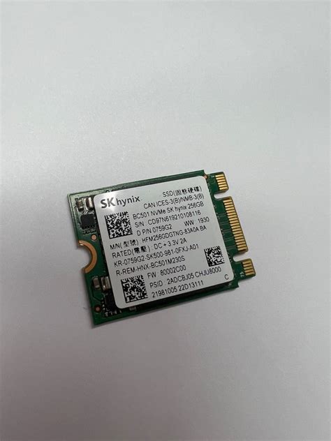 SK Hynix 256GB SSD, Computers & Tech, Parts & Accessories, Hard Disks ...