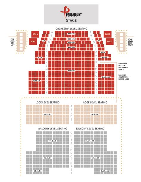 Paramount Theater Seating Chart Asbury Park – Two Birds Home