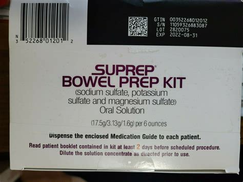 Bowel Prep Kit for Colonscopy New - Sealed- Digestion & Nausea