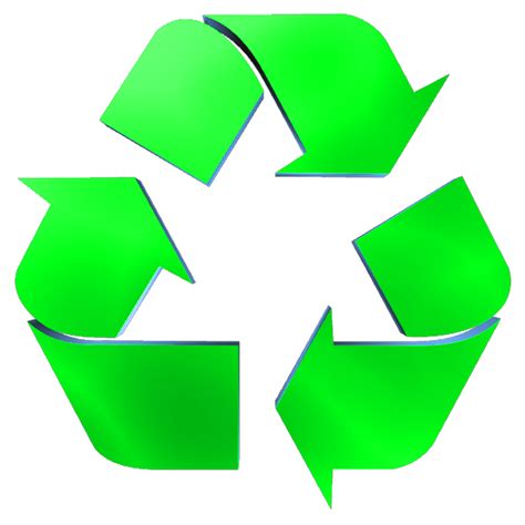 Recycling Green Icon 3D Sign Illustration 8506456 PNG