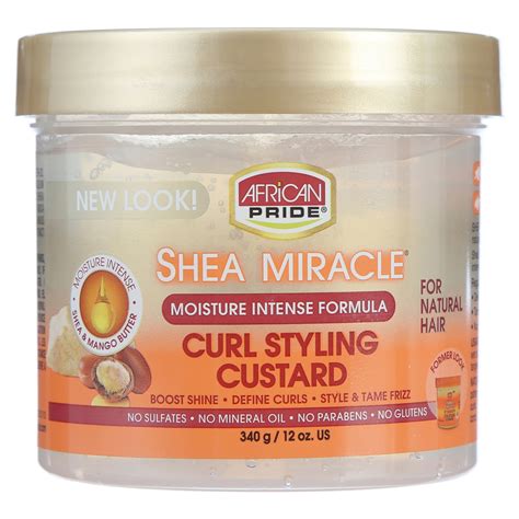 African Pride Shea Butter Miracle Moisture Intense Curl Styling Cream ...