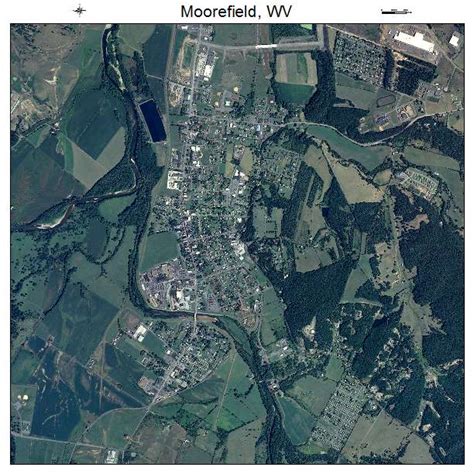 Aerial Photography Map of Moorefield, WV West Virginia