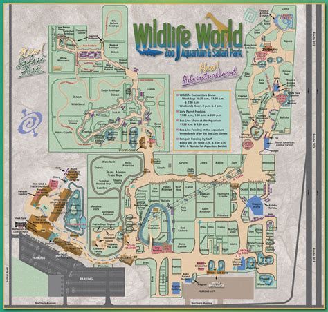 Zoo Wildlife Park Map