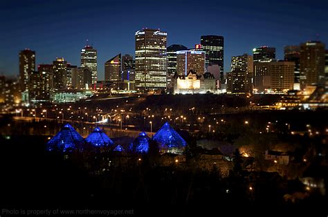 Edmonton Alberta Canada City Skyline Night Photography Photo by Lee ...