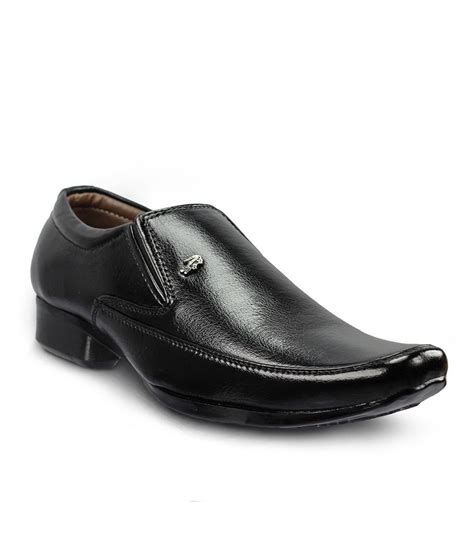 Foot Gear 24 Black Formal Shoes Price in India- Buy Foot Gear 24 Black ...